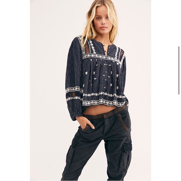 Free People All Roads Lead to You Top - Picture 1 of 8